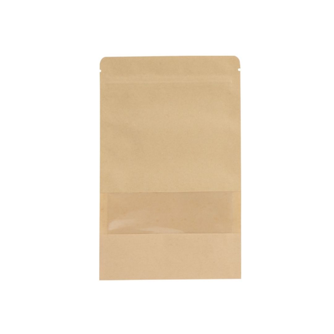 PF17_Bolsa doypack 700ml depapel kraft 14 x 22 x 6.5 CM